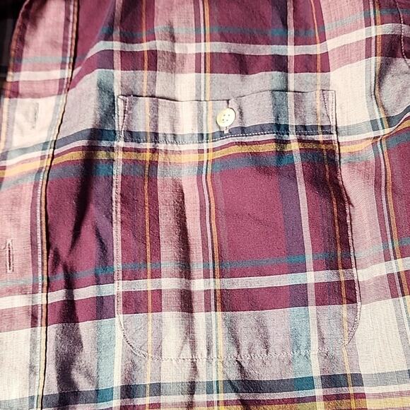 Dior Plaid Shirt in Burgundy and Pink - Picture 3 of 5